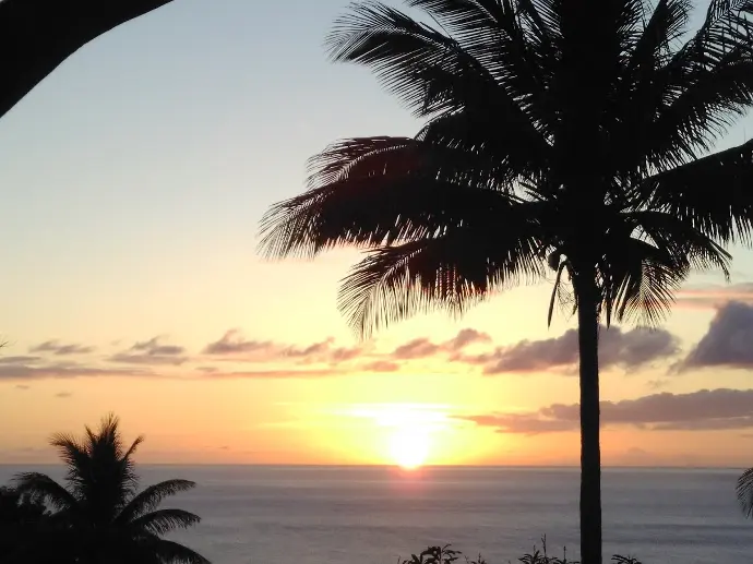 couché de soleil en Guadeloupe